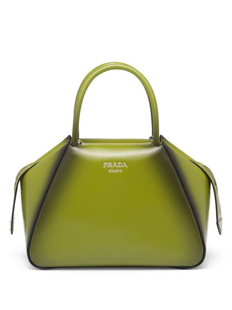 prada supernova green|Small brushed leather Prada Supernova handbag.